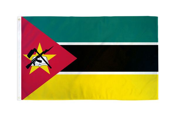Mozambique 3'X5' Country Flag ROUGH TEX® 68D Nylon