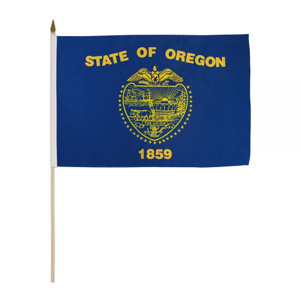 Oregon Stick Flags - 12''x18'' Rough Tex ®68D