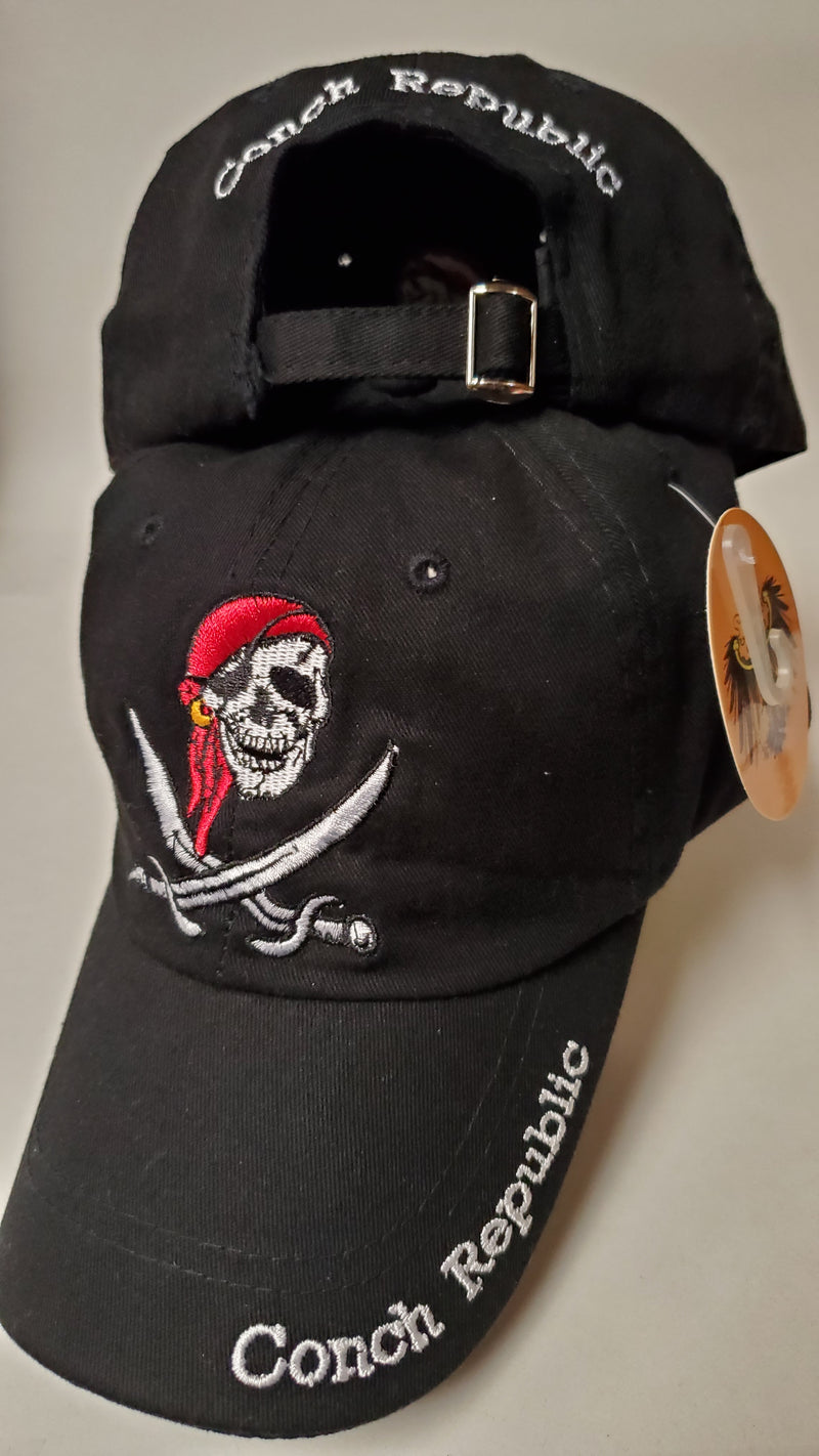 Pirate Conch Republic Black - Cap