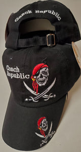 Conch Republic Pirate Crossed Swords On Brim #2 - Cap