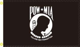 POW MIA 3'X5' Flag ROUGH TEX® 150D Nylon