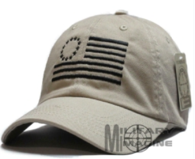 Betsy Ross Khaki Cap