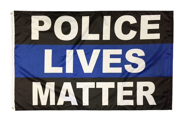 Police Lives Matter Flag 4'X6' Rough Tex® 100D