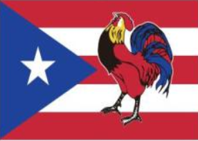 Puerto Rico (Cock) Gallo 3'X5' Flag ROUGH TEX® 100D