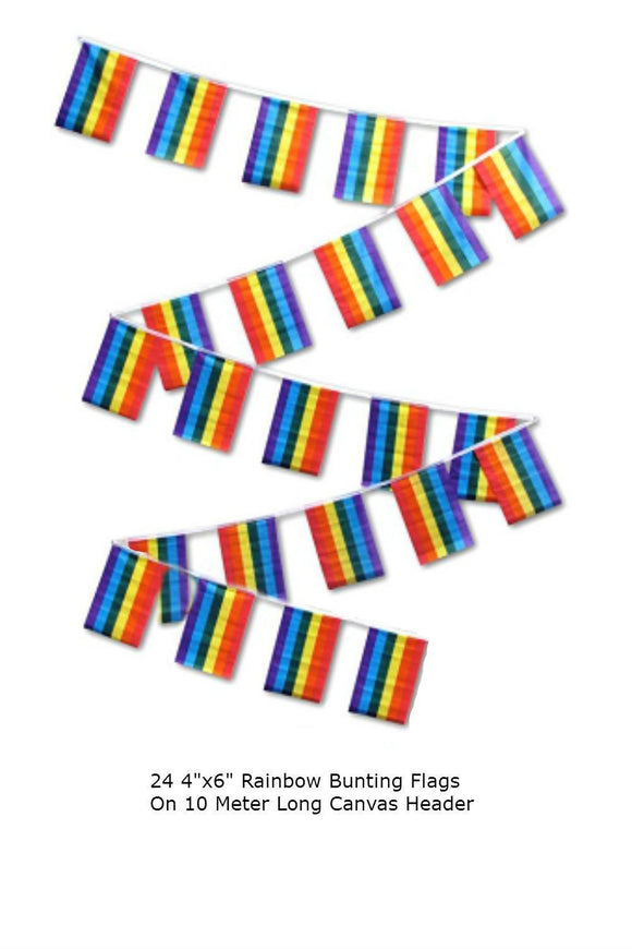 RAINBOW BUNTING 24 FLAGS 4