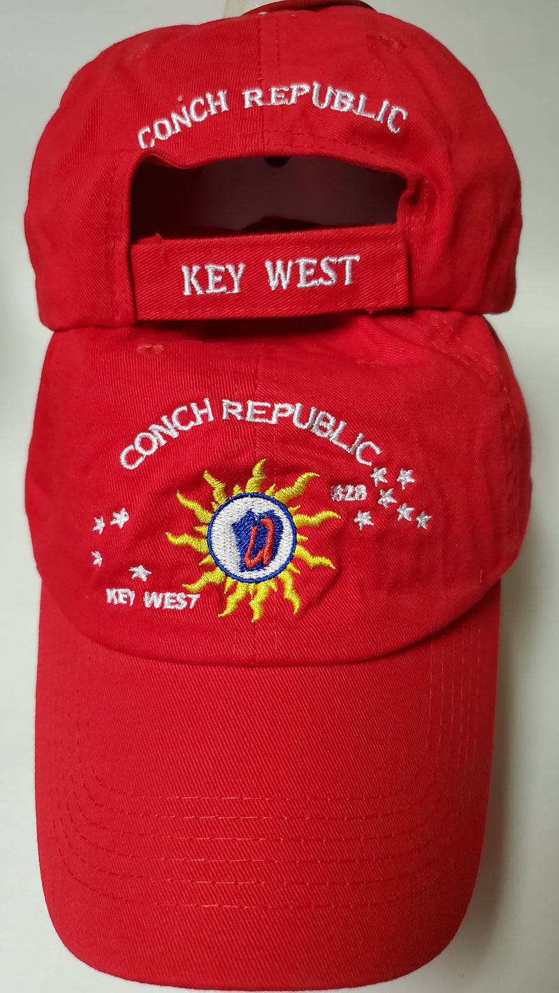 Conch Republic Bright Red  - Cap