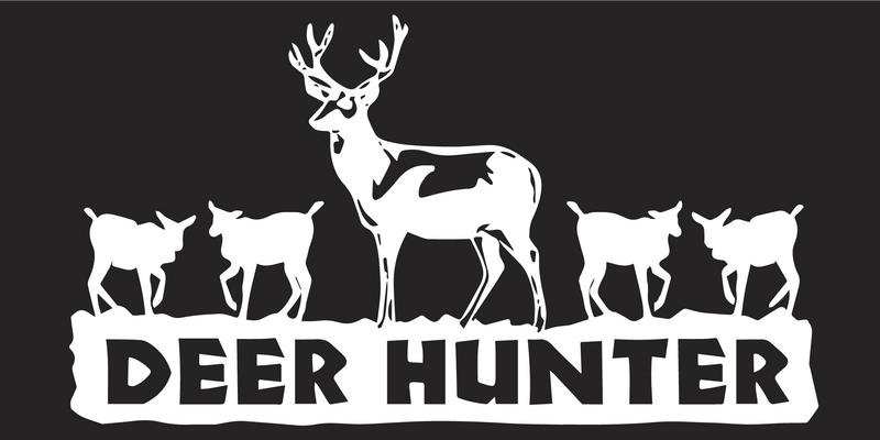 Deer Hunter Bumper Sticker