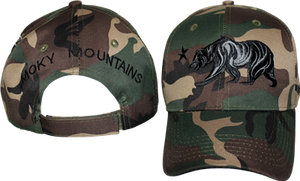 SMOKY MOUNTAINS BEAR CAMO CAP