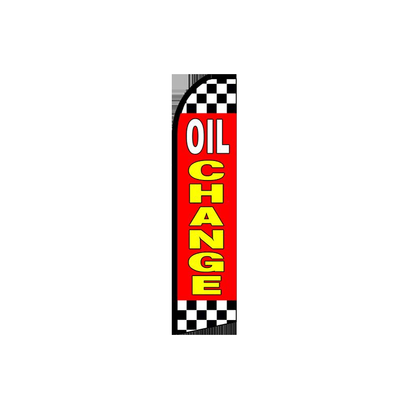 OIL CHANGE SWOOPER FLAG