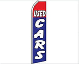 Used Cars Red And Blue Swooper Flag