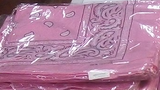 Assorted Bandana Paisley Head Wrap In Various Colors 100% Cotton 22"X22"