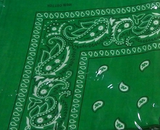 Assorted Bandana Paisley Head Wrap In Various Colors 100% Cotton 22"X22"