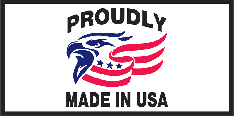 Proudly Made In The USA - Bumper Sticker