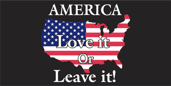 America Love It Or Leave It - Bumper Sticker