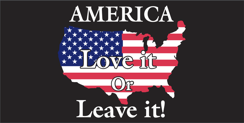 America Love It Or Leave It - Bumper Sticker