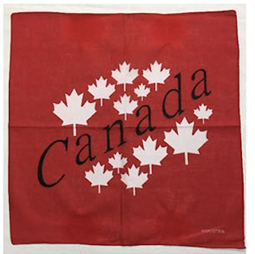 Assorted Countries Worldwide Flag Bandana Head Wraps 100% Cotton 22"X22"