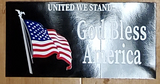 United We Stand God Bless America  - Bumper Sticker