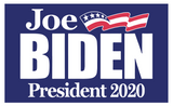 Joe Biden President 2020 Blue Aluminum Embossed License Plate