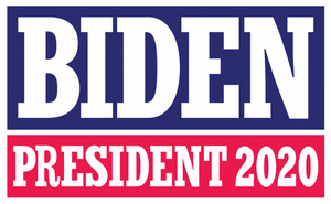 Biden 2020 Red And Blue Double Sided Yard Sign 14.5"X 23" Inches