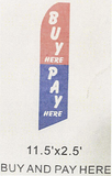 BUY HERE PAY HERE SWOOPER FLAG