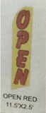 Open Yellow Swooper Flag