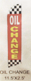 Oil Change Red Swooper Flag