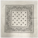 Assorted Bandana Paisley Head Wrap In Various Colors 100% Cotton 22"X22"