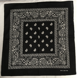 Assorted Bandana Paisley Head Wrap In Various Colors 100% Cotton 22"X22"