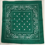 Assorted Bandana Paisley Head Wrap In Various Colors 100% Cotton 22"X22"