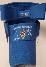 CONCH REPUBLIC BLUE WASHED VISOR