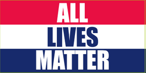 All Lives Matter RWB Bumper Sticker