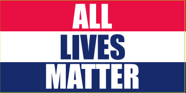 All Lives Matter RWB Bumper Sticker
