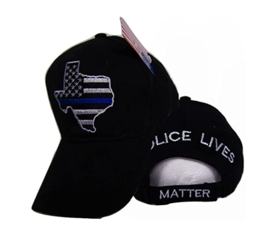 Texas Police Lives Matter Black Cap