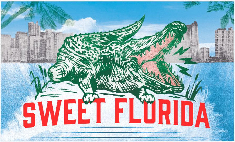 Sweet Florida 12"x18" Double Sided Flag ROUGH TEX® 100D