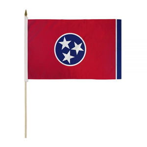 Tennessee Stick Flags - 12''x18'' Rough Tex ®68D