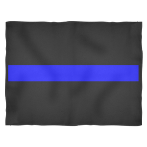 Police Thin Blue Line Deluxe Polar Fleece Blanket
