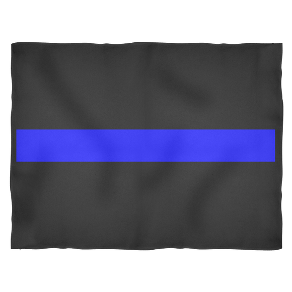 Police Thin Blue Line Deluxe Polar Fleece Blanket