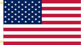USA 12"X18" Car Flag Rough Tex® DBL Sided