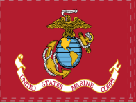 USMC 12''X18'' Flag With Grommets Rough Tex® 100D