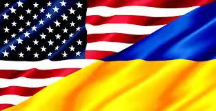 Ukraine American 12"x18" Double Sided Garden Flag Rough Tex®100D