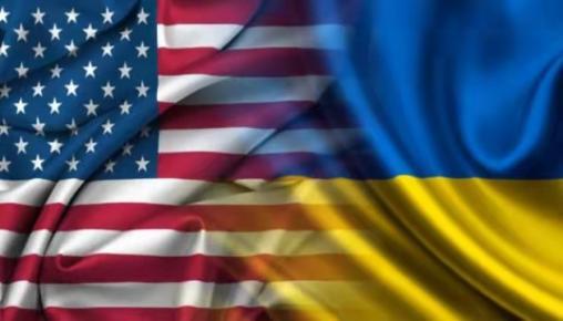 Ukraine American Friendship Wavy USA 3'x5' Flag Rough Tex ® 100D