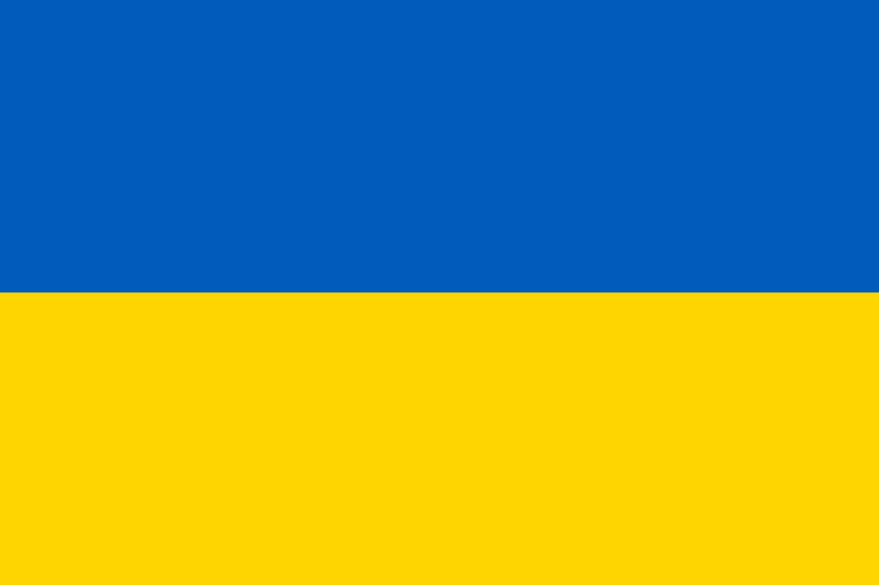 Ukraine 4"x6" Desk Stick Flag Rough Tex®