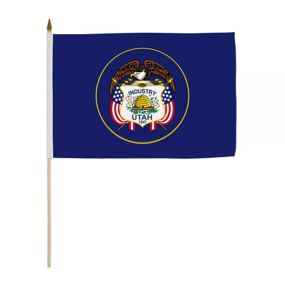 Utah Stick Flags - 12''x18'' Rough Tex ®68D