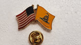 USA Gadsden Don't Tread On Me  Cloisonné Hat & Lapel Pin