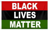 Black Lives Matter Pan African Double Sided 3'X5' Flag Rough Tex® 100D