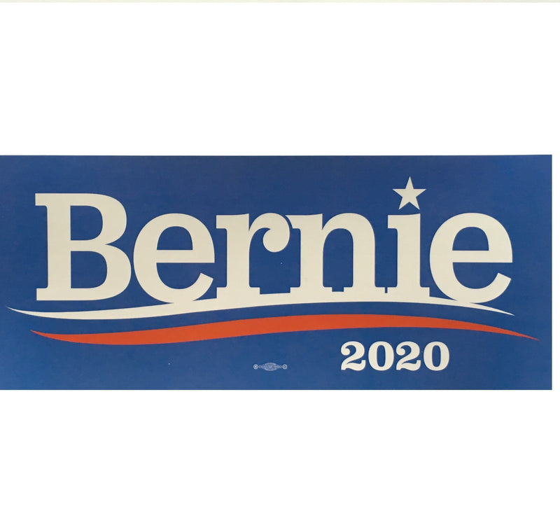Bernie Sanders 2020 Official Democratic Party Presidential Banner Blue Single Sided Flag 3'x5' Rough Tex® 68D Nylon