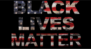 Black Lives Matter Stars & Stripes 2'X3' Flag Rough Tex® 100D