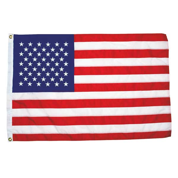 America USA 3'x5' United States Flag Economy Expertly Printed Home Banner Grommets