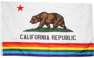 California Rainbow 3'x5' polyester