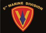 5th Marine Division 3'X5' Flag Rough Tex® Super Polyester